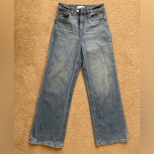 High Waist Wide Leg - Blue Jeans
